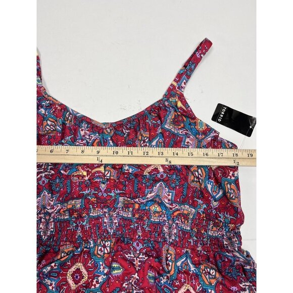 Torrid Dress Womens 2X Pink Sleeveless Maxi Smocked Adustable Straps - Picture 10 of 10